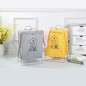 <b>Large</b> <b>Laundry</b> <b>Hampers</b> Removable <b>Laundry</b> Basket Foldable Fabric <b>Laundry</b> Basket Drawstring Waterproof Round Cotton Linen - Product Image 6