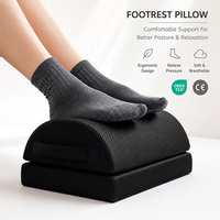 Repose-pieds ergonomique en mousse haute densité de qualité supérieure, antidérapant, pour bureau, fabricant OEM