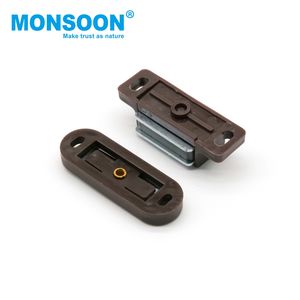 Cierres magnéticos de plástico y hierro para puertas ocultas de armarios de cocina, cierres individuales para cajones de muebles. - Product Image 6