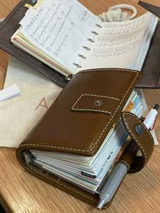 Promotion Custom Logo Faux Leather M5 <b>Notebook</b> High-end Niche Vintage Retro DIY Student Diary Pocket <b>Notebook</b> - Product Image 2