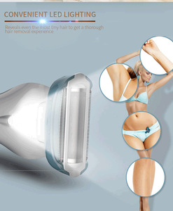 Depiladora Eléctrica LED para Mujer, Recortadora de Vello Corporal, para Bikini, Ingle y Cuerpo, Kit de Aseo - Product Image 5