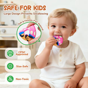 Imanes de nevera de PVC suave resistentes al agua Joycat, letras magnéticas de animales de dibujos animados, colores mixtos, juguetes educativos preescolares. - Product Image 1