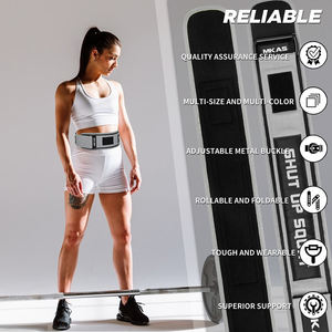 Cinturón de Soporte Lumbar Ajustable MKAS para Levantamiento de Pesas, Cinturón de Levantamiento de Pesas con <span class=keywords><strong>Palanca</strong></span> para Gimnasio, Equipo de Gimnasio para Mujer, Cinturón de Entrenamiento - Product Image 6