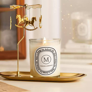 Hand-poured Semi-handmade Aromatherapy Scented <b>Candle</b> Long Lasting Fragrance For Home Bedroom Daily Decor - Product Image 1