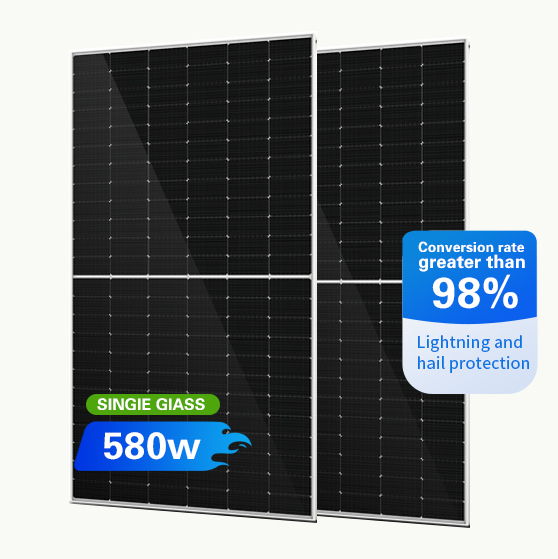 GOOSUN New Technology TOPcon N Type 580W Solar Panels in Stock High Efficiency Monocrystalline Solar Panels