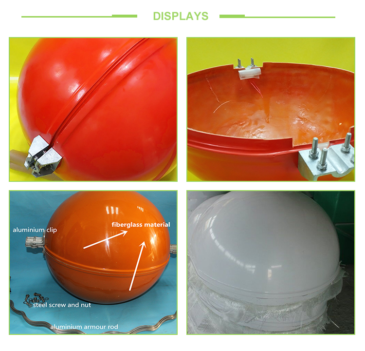 Electric Tower Aviation Fiberglass Sphere 300mm RED WHITE Aircraft ...