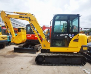 Prix réel ! Mini-excavatrice sur chenilles Komatsu PC56-7 PC56-8 d'occasion, 5 tonnes, Komatsu Digger, prix bas, vente - Product Image 1