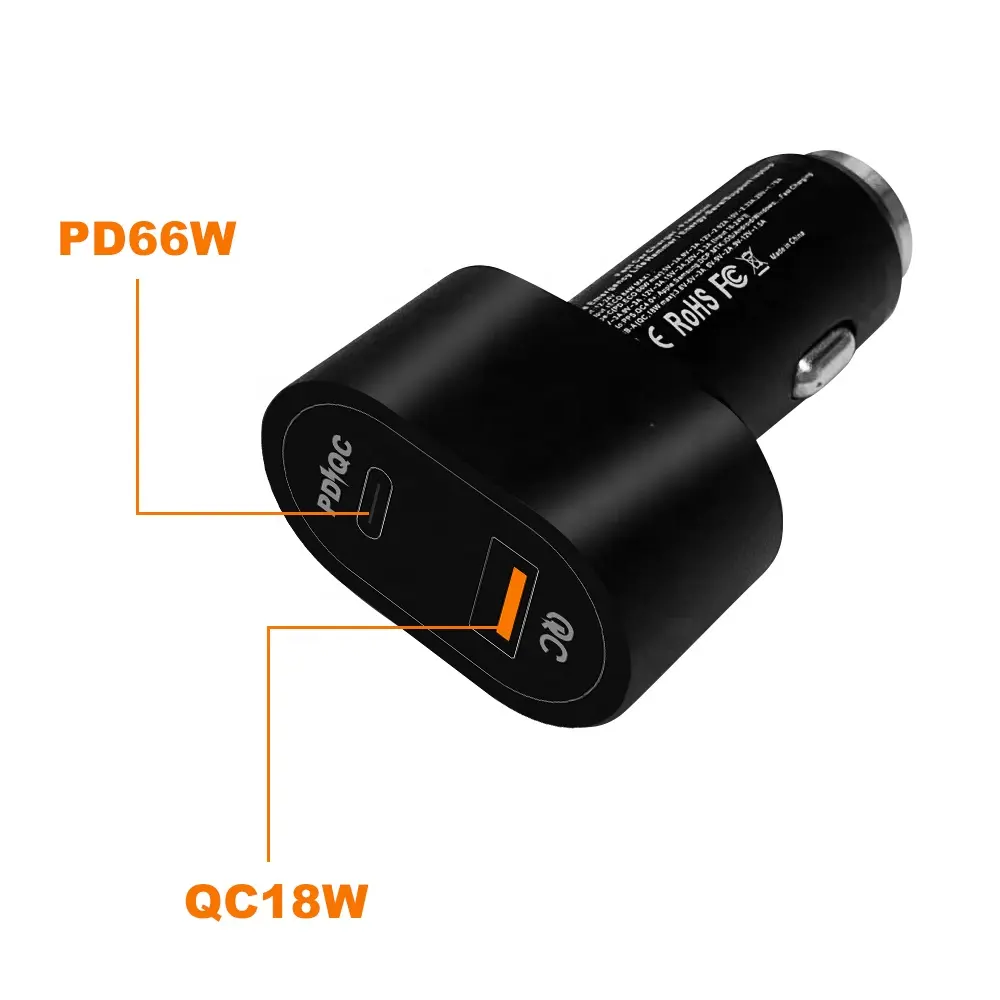 84W Multi Dual USB Car Charger for Multiple Devices Cigarette Light er Adapter Quick Charge Compatible with iPhone 13/12/11pro