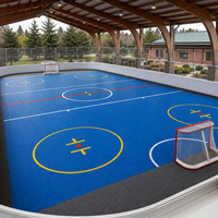 Dalles modulaires amovibles en PP pour patinoires portables, festivals, locations et événements temporaires