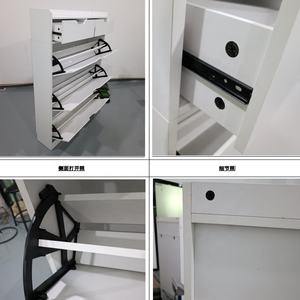 <span class=keywords><strong>VASAGLE</strong></span> Étagère à chaussures moderne, armoire à chaussures à 4 niveaux, étagère à chaussures en bois avec tiroir de rangement pour la maison - Product Image 4