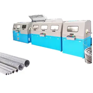 SS Metal Corrugated Steel Pipe Making And Flexible Exhaust Tube Manufacture Bellows Expansion Joint Forming Machine