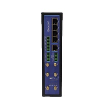 Puerta de enlace industrial para energía solar al aire libre 4G 5G IP30 Carcasa de metal con puertos IO ricos Protocolo MQTT directo de fábrica
