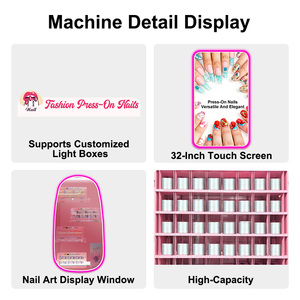 Fabricación Personalizada OEM ODM, Máquina Expendedora de Impresoras de Uñas XYZ para Impresión de Uñas Comerciales - Product Image 4