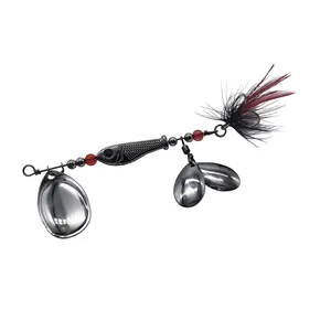Mycena 12G Spinner Bait Esca da <span class=keywords><strong>Pesca</strong></span> Multi-Lama Jig Dancer Buzzbait Wobbler Chatterbait per <span class=keywords><strong>Pesca</strong></span> al Bass e al Luccio <span class=keywords><strong>Pesca</strong></span> di <span class=keywords><strong>Fondo</strong></span> in Metallo - Product Image 6