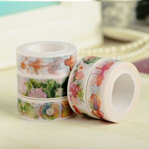2022 New Arrival các loại hoa bướm cho <span class=keywords><strong>Washi</strong></span> Băng duy nhất hai mặt 10m chiều dài 15 mét chiều rộng nước kích hoạt Acrylic Băng nóng - Product Image 3