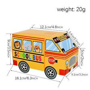 24 Cajas de Regalo con Diseño de Autobús Escolar para la Vuelta al Cole, Cajas de Regalo para la Fiesta de Bienvenida de Regreso a Clases - Product Image 2