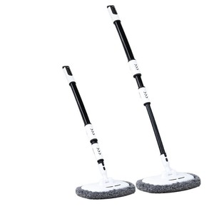 Mopa para lavado de autos con mango extensible curvo de 3 secciones, aleación de aluminio, negro y blanco, 525g de peso neto, para limpieza de autos - Product Image 5