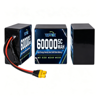 Batterie Li-ion semi-solide 8S 29.6V 60AH 10C XT90-S 350Wh/kg, 800 cycles, pour drone FPV de grande taille, quadricoptère, UAV