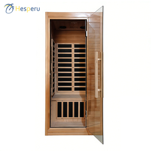 Nouveau Sauna Infrarouge Lointain 2026 pour 1 Personne en Bois de Cèdre Rouge Massif, Moderne, pour Intérieur, Alimentation Secteur, Promotion Exceptionnelle - Product Image 3