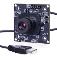 Módulo de Cámara USB 2.0 UVC Zhongwei Aoke 14209 IMX334 4K con Lente de 12 mm, 35 mm sin Distorsión, HD, Sensor CMOS, Montaje M12, 3840X2160 MJPG