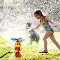 Nouveau tuyau d'arrosage extérieur à jet d'eau, style baseball, pulvérisation rotative pour l'arrosage des pelouses et les jeux aquatiques en famille