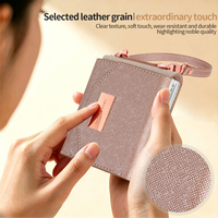 Étui portefeuille antichoc en cuir PU tendance pour fille VIETAO avec support de téléphone et dragonne pour Z Flip