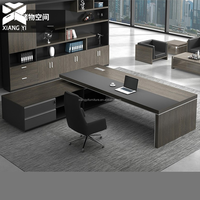 Bureau de Direction Moderne de Luxe pour Manager Patron – Table Exécutive de Bureau