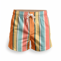 Shorts de plage vintage brodés pour hommes avec poches, vente en gros, pantalons courts de fitness