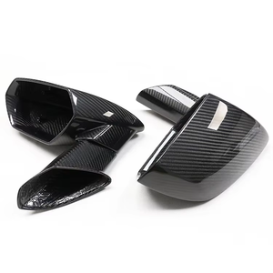 Dry Carbon Fiber Side Mirror Cover <strong>Caps</strong> Mirror Housing for Lambo LP610 LP580 Huracan EVO <strong>STO</strong> Performante - Product Image 2