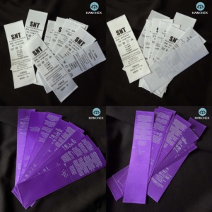 Etichette Personalizzate per Abbigliamento e Marchi: Materiali Diversi per Etichette di Lavaggio, Processi Multipli, Qualità Costante - Product Image 1