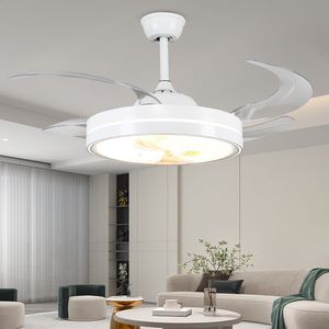 Invisible <b>Fan</b> Light Led <b>Ceiling</b> <b>Fan</b> 10-15M2 Living Room Bedroom Silent Electric <b>Fan</b> Light With <b>Remote</b> <b>Control</b> - Product Image 1