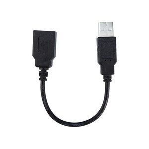 15Cm Linh Hoạt <span class=keywords><strong>USB</strong></span> 2.0 Nam Để Nữ Cáp Mở Rộng Ngắn Có Thể Điều Chỉnh Đồng Bộ & Sạc Adapter Dây Màu Đen - Product Image 5