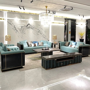 Phòng khách sofa sang trọng đặt hiện đại sofa cắt đồ nội thất phòng khách phòng khách sofa lớn Thêm - Product Image 1