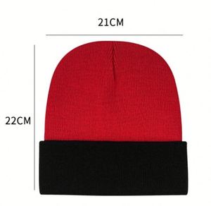 Chapeau d'hiver chaud avec pompon, bonnet en tricot doux et mignon, cadeau promotionnel - Product Image 4