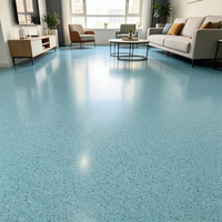 Peinture décorative liquide à base de résine époxy avec flocons de couleur pour sols, hôpitaux, garages, usines, salons – Application au pinceau ou au rouleau