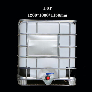Conteneur IBC de 1000 L avec structure en fer, réservoir d'eau d'une tonne, résistant aux produits chimiques et au diesel, conception anti-fuite en plastique, étanche en HDPE - Product Image 3