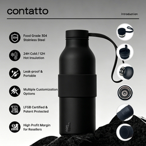 Tazza Termica Yekea 500ml in Acciaio Inox a Doppia Parete con Coperchio e Cordino, Senza BPA, Ecologica, per Uso Professionale - Product Image 3