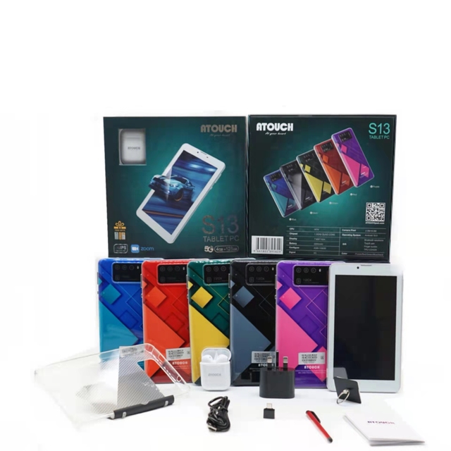 Android Tablets 7 Inch IPS Mtk6582 Quad Core Android 10 5G Sim Card  GPS Wifi BT Android Tablet Pc With Phone Call