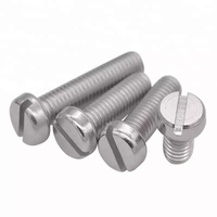 Vis à tête fraisée fendue en acier inoxydable DIN84, vis à tête cylindrique fendue M3 M5 M6, tailles métriques, vis de machine à tête fraisée fendue