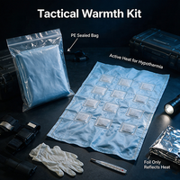 Couverture d'urgence chauffante, meilleure que les couvertures thermiques d'urgence de style ancien, 12 panneaux, qualité supérieure, pour la chasse, protection contre l'hypothermie