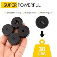 Magsafe magnetik dilapisi cincin Magnet countersunk pot sekrup D32 bulat dasar kuat permanen langka bumi neodymium epoksi magnet pot