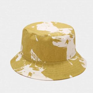 Wholesale Fashion New Trend Tie Dye Sun <b>Hat</b> Two Side Reversible Wear Design Cotton Lady Girl Autumn Outdoor Causal Bucket <b>Hat</b> - Product Image 4
