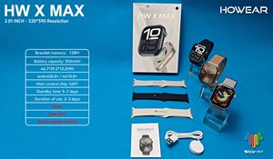 Reloj Inteligente DF HW X PROMAX con Llamadas, Monitor de Actividad Física, Carátulas Personalizables para Android, Pantalla Resistente al Agua IP68, Correa de Silicona - Product Image 4