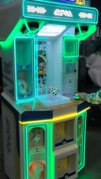 Machine à jeu à monnayeur en plastique et fer, avec 3 ballons de football, flippers, lignes de connexion flottantes, machine à cadeaux porte-bonheur, jeux à prix, garantie 1 an