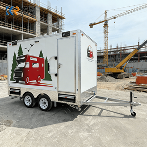 Remorque de toilettes mobiles pour camping, remorque sanitaire portable avec <span class=keywords><strong>moustiquaire</strong></span> pour la pêche, le camping et les activités nautiques en extérieur - Product Image 5