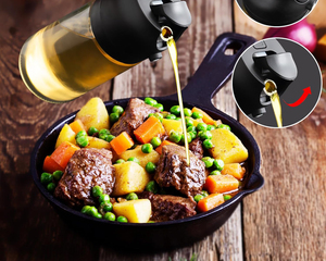 Multifunction Glass 2 in 1 Oil Mister Vinegar Dispenser <b>Bottle</b> Olive Oil Sprayers Oil Spray <b>Bottle</b> for Kitchen Cooking - Product Image 5