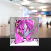 Vitrine d'affichage de sac à main en acrylique de qualité supérieure boîte de vue personnalisée à 360 ° pour les collections de sacs de luxe et la décoration de boutique de détail