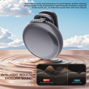 SX19 Grabación de <span class=keywords><strong>video</strong></span> portátil Micrófono Lavalier inalámbrico circular Tipo magnético Conector tipo C Cancelación de ruido para teléfonos celulares - Product Image 6