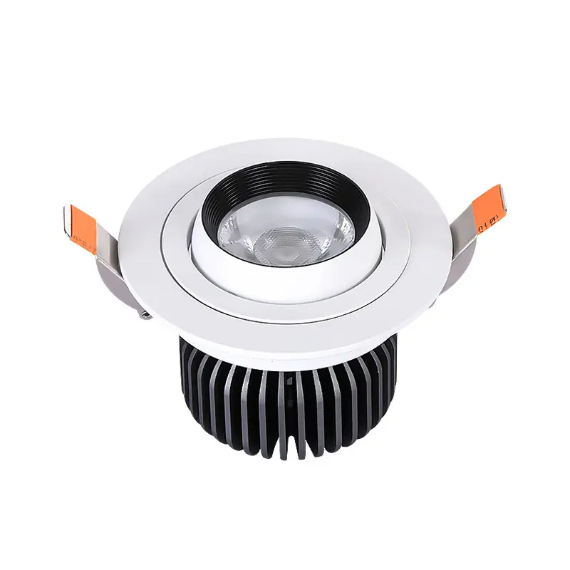 Verstelbare Hoek Inbouw Celling Cob Down Licht Aluminium Plafond 12W Led Spot Downlight