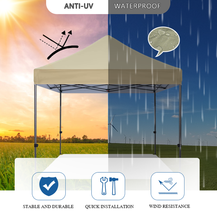 Heavy Duty 10*20ft Red Pop-up Canopy Steel Frame Advertising Warehouse